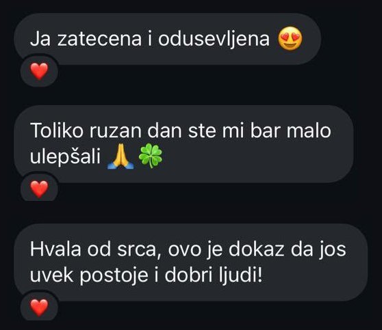 Poruka kupca Mirna