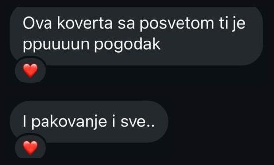Poruka kupca Anonimno